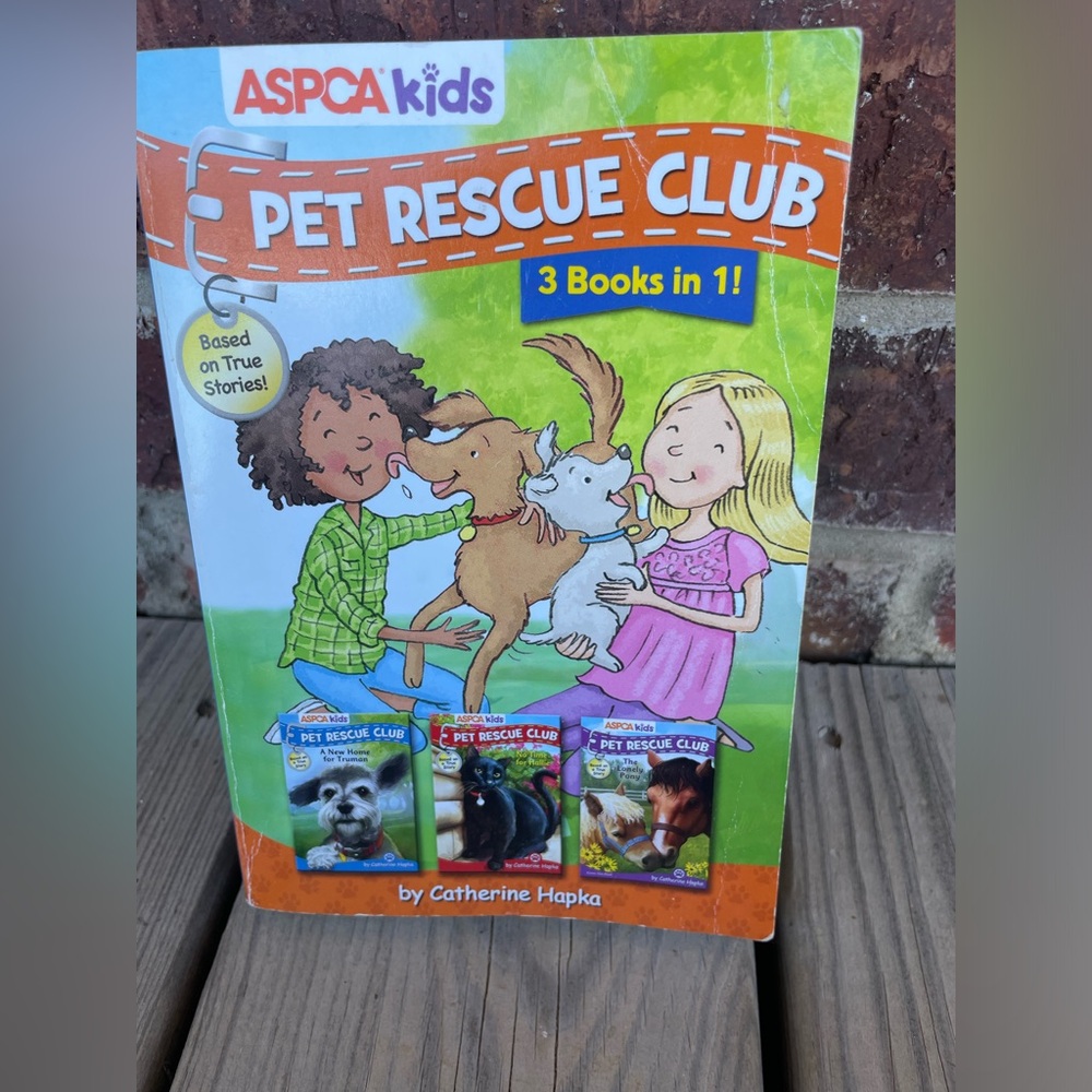 ASPCA Kids Pet Rescue Club 3 Books In 1 With Chapters